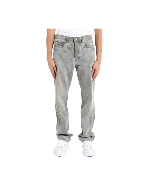 Purple Brand P011 Straight Leg Jeans in het Gray voor heren