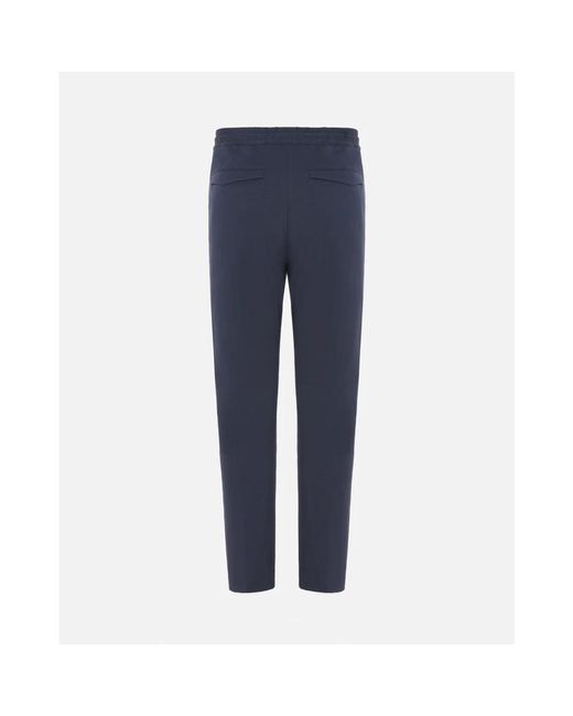 PT Torino Blue Slim-Fit Trousers for men