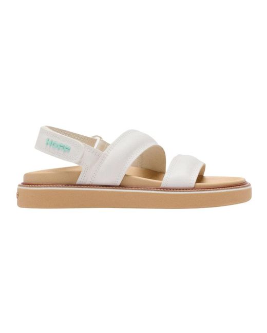 HOFF White Flat Sandals