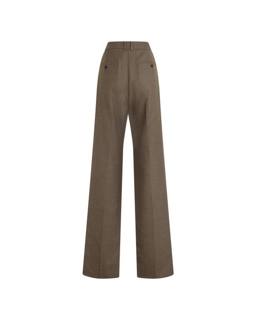 Saint Laurent Brown Wide Trousers