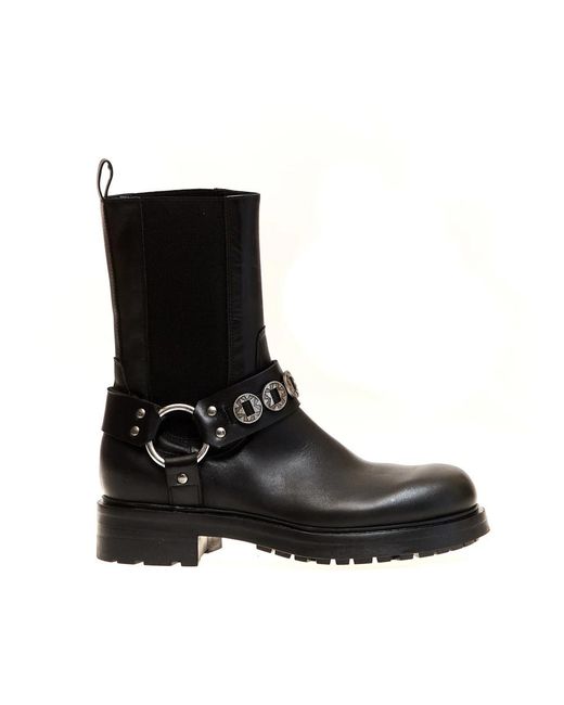 Elena Iachi Black Ankle Boots