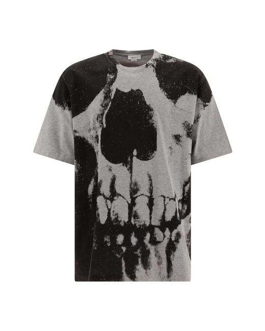T-Shirts Alexander McQueen de hombre de color Black