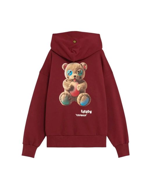 Hoodies di Barrow in Red da Uomo
