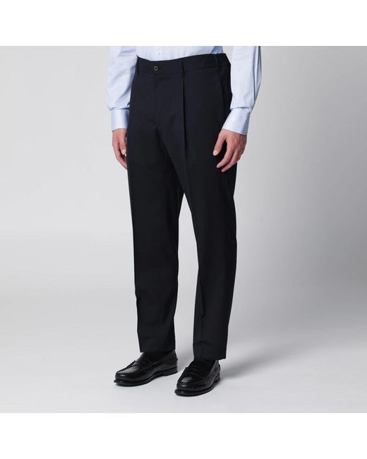 Santaniello Blue Suit Trousers for men