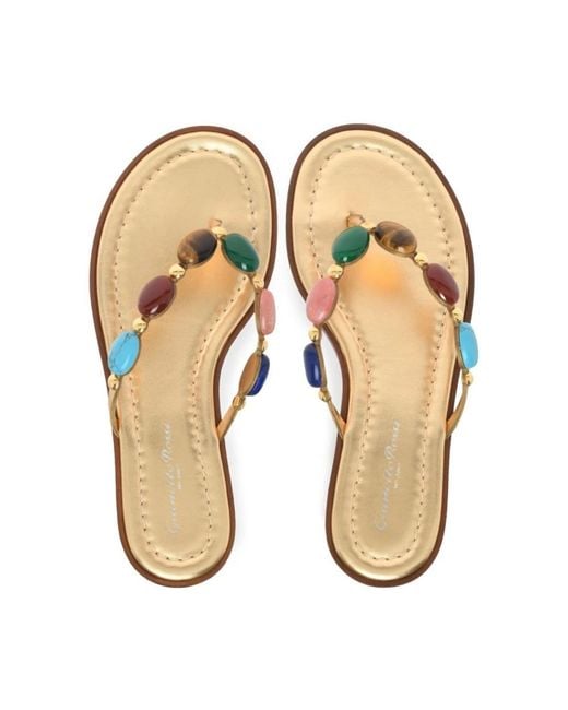Gianvito Rossi Brown Flip Flops