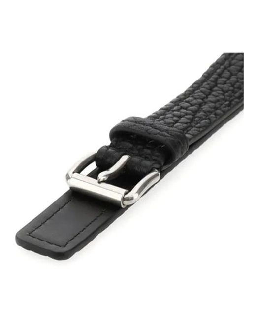 Prada Leder gürtel für männer in Black für Herren