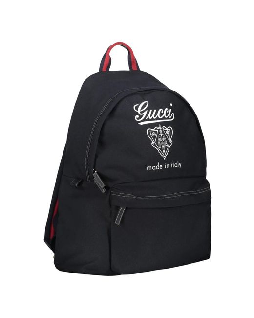 Gucci Black Backpacks
