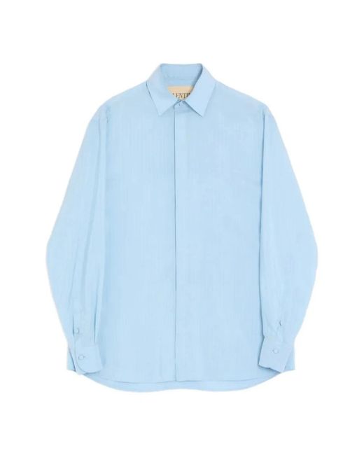 Valentino Blue Casual Shirts for men