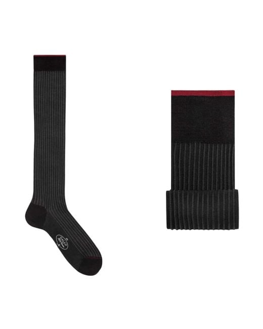 Socks Gallo pour homme en coloris Black