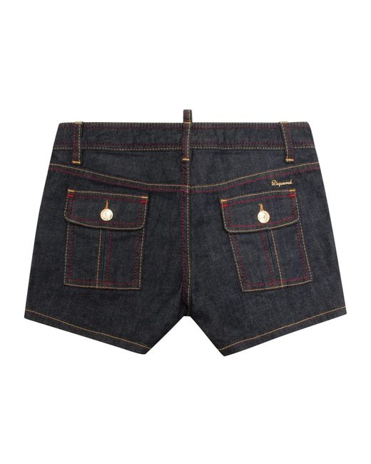DSquared² Blue Denim Shorts