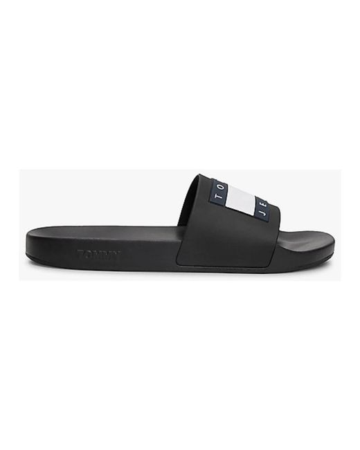 Tommy Hilfiger Sliders in het Black voor heren