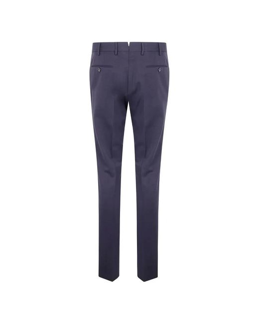PT Torino Blue Slim-Fit Trousers for men