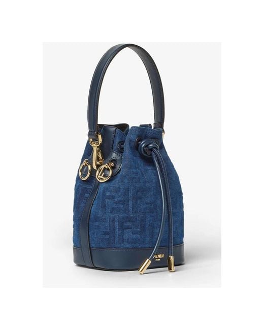 Fendi Blue Bucket Bags