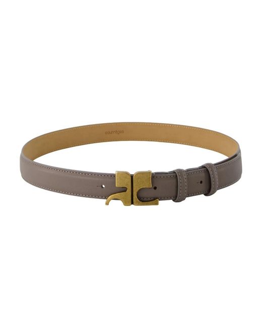 Courreges Brown Ac 25Mm Gürtel