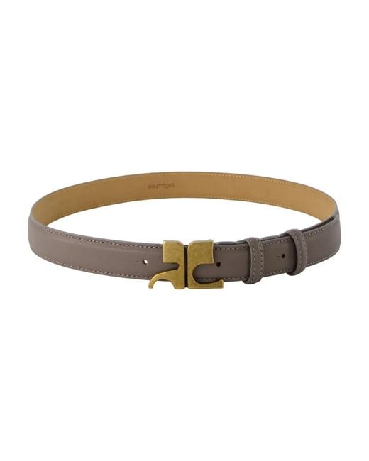 Courreges Brown Ac 25mm Belt