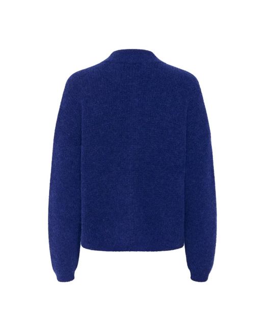 Gestuz Truien & Vesten ,Blauw ,Alpha Gz Short Cardigan in het Blue