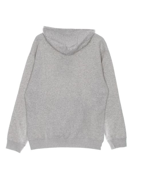 Huf Hoodies & Sweatvesten ,Grijs ,Katoen Logo Hoodie Athletic Heather in het Gray voor heren