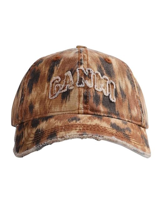 Ganni Brown Hats & Caps