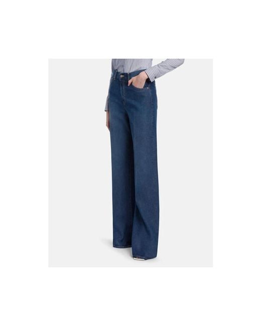 Dondup Blue Wide Jeans