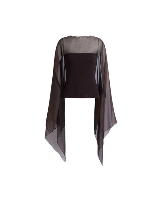 Blouses Alberta Ferretti de color Black