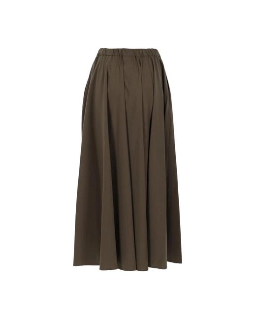 Aspesi Brown Midi Skirts
