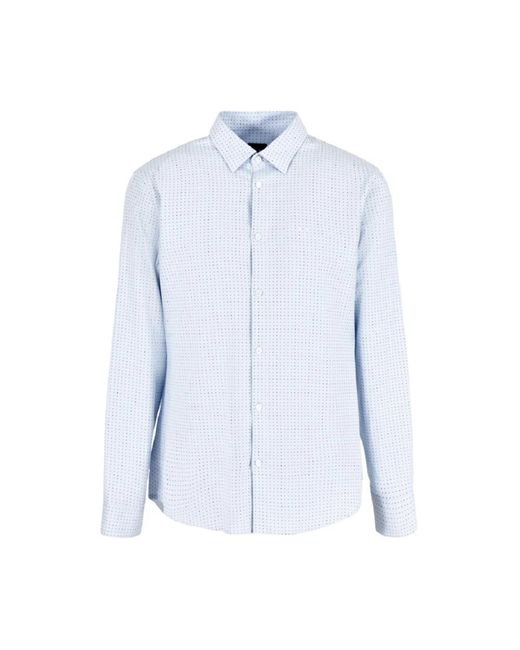 ARMANI EXCHANGE Blue Formal Shirts for men