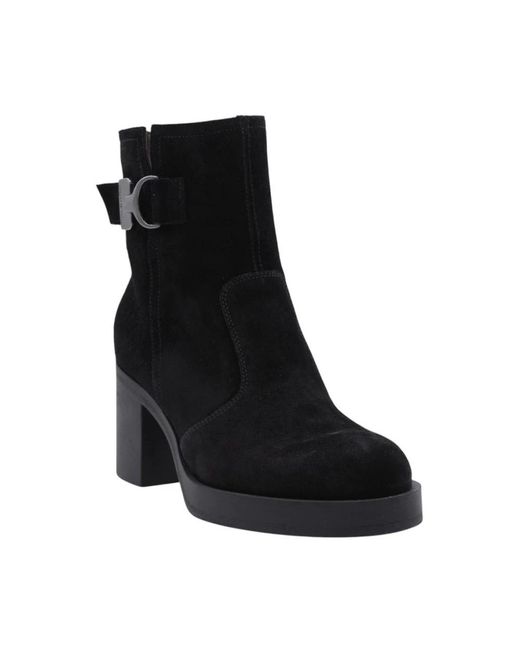 Nero Giardini Black Heeled Boots