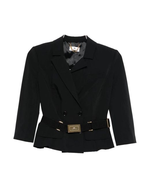 Elisabetta Franchi Black Blazers