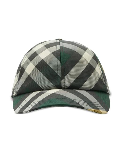 Burberry Green Caps for men