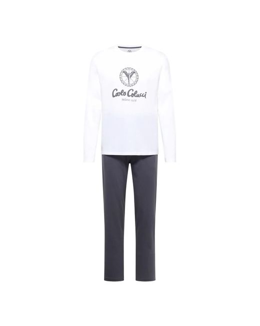 carlo colucci White Pyjamas for men