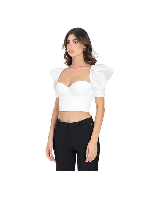 Elisabetta Franchi Blouses in het White