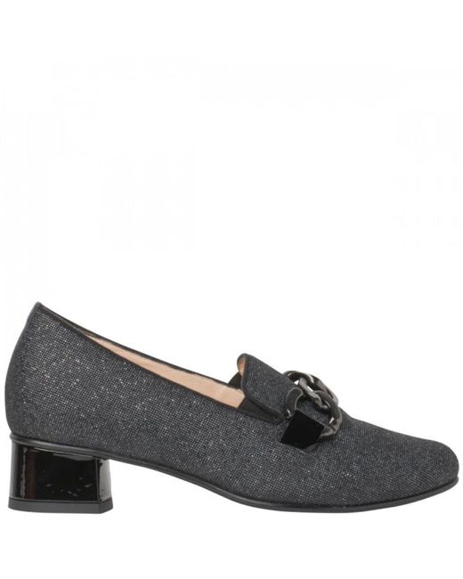 HASSIA Black Bequemer Slipper Siena