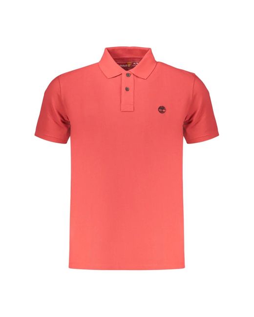 Timberland Pink Polo Shirts for men