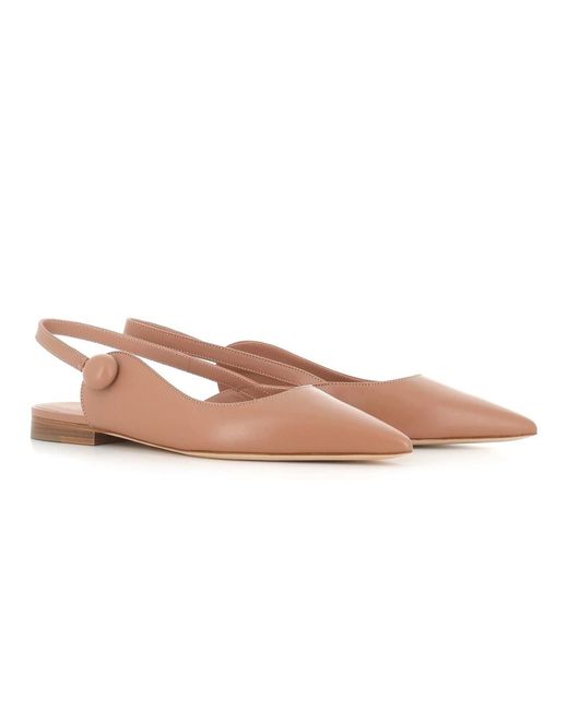 Malone Souliers Pink Ballerina Shoes