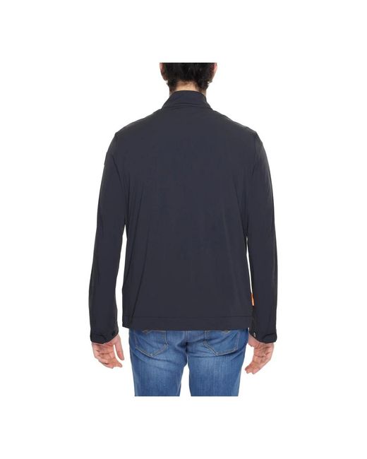 Suns Jassen ,Zwart ,Nylon Klassieke Zwarte Blazer Met Ritssluiting in het Blue voor heren