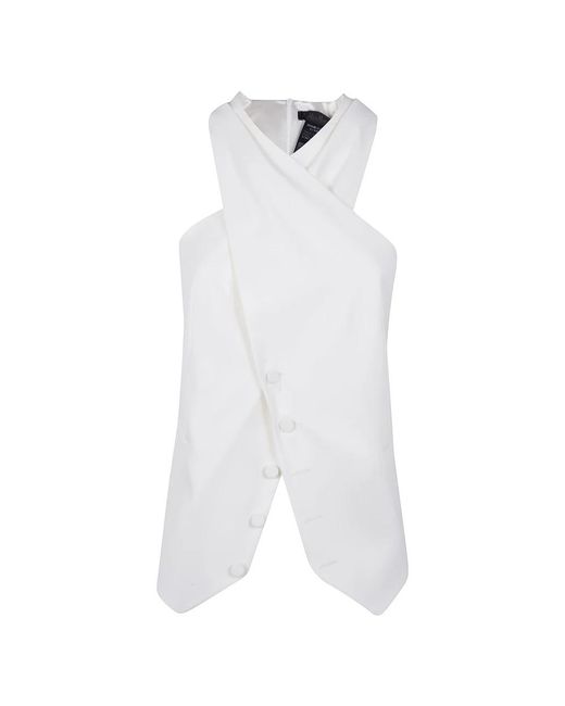 Max Mara White Vests