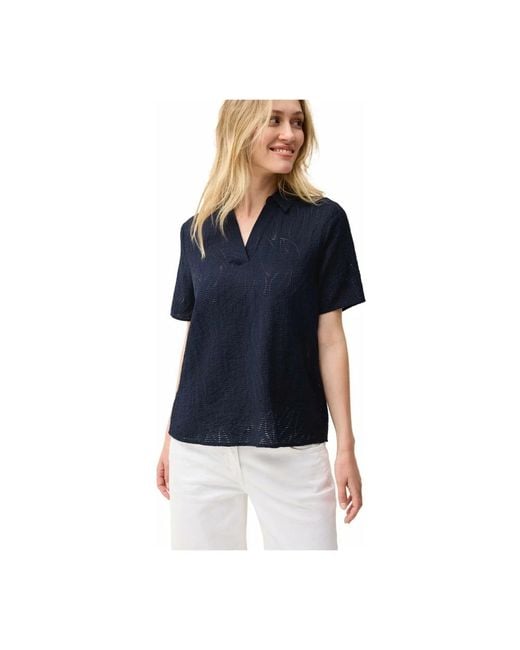 Cecil Blue Blusen & Shirts