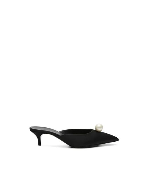 Magda Butrym Black Heeled Mules