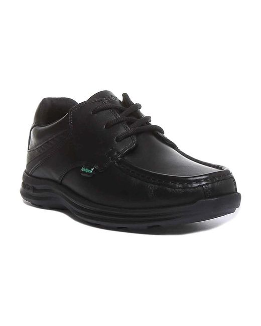 Kickers Black Laced Shoes
