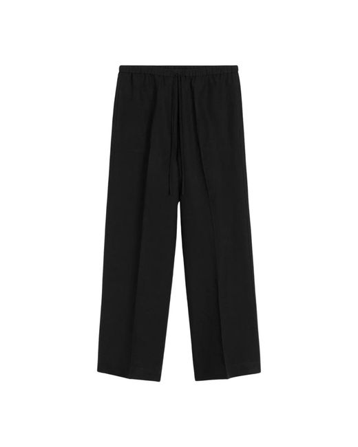 Pantalón negro con cordón Totême  de color Black