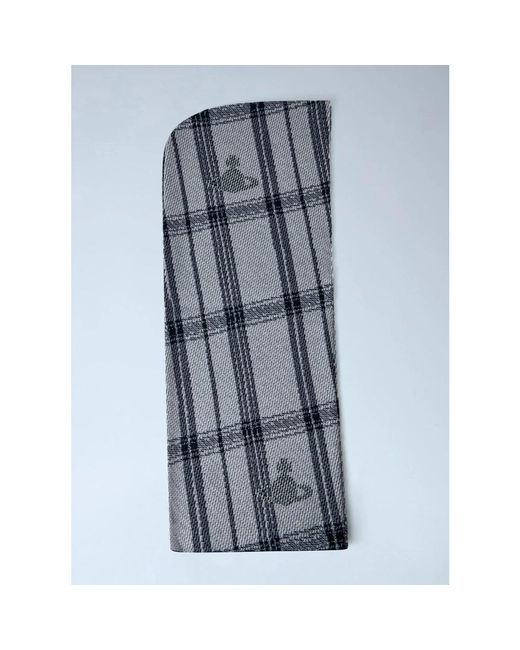 Vivienne Westwood Gray Winter Scarves