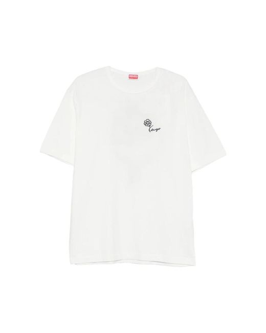KENZO White T-Shirts for men