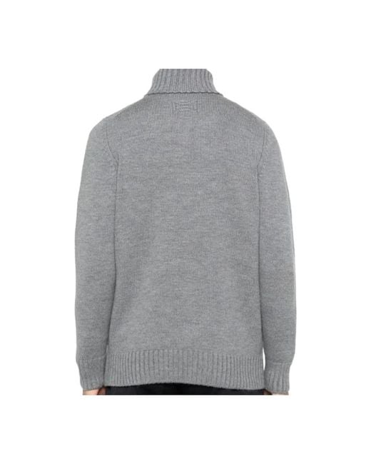 Drumohr Gray Turtlenecks for men