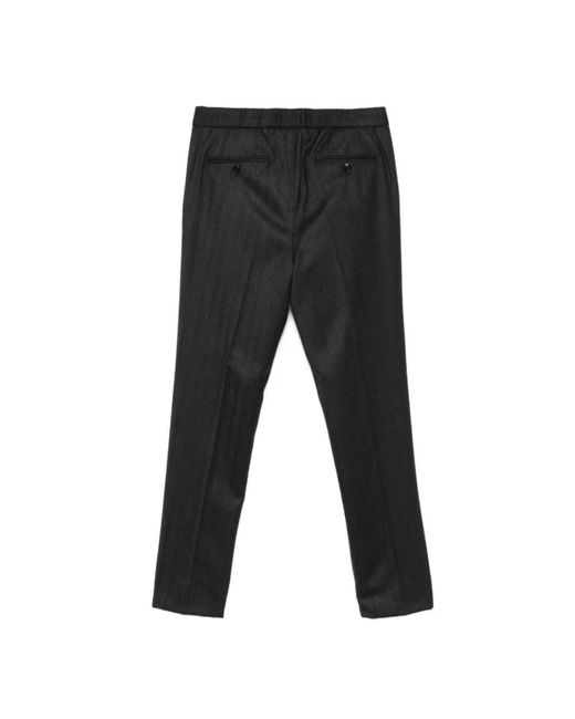 Brioni Gray Straight Trousers for men