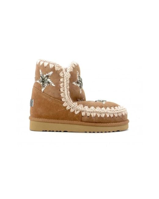 Mou Natural Winter Boots