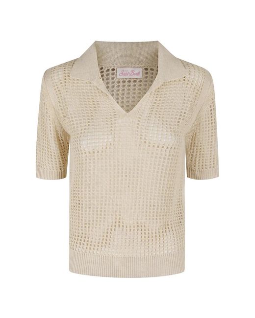Mc2 Saint Barth Natural Polo Shirts