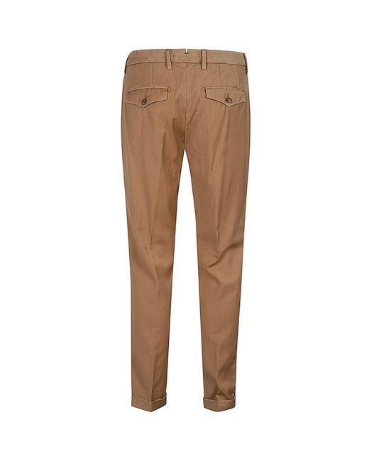 Myths Brown Suit Trousers for men