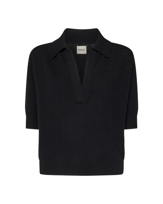 Khaite Black Cashmere Knitwear