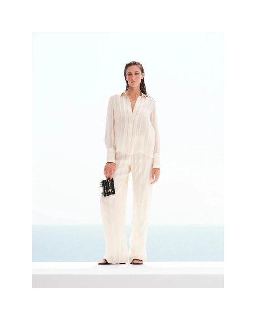 Zeus + Dione Natural Wide Trousers