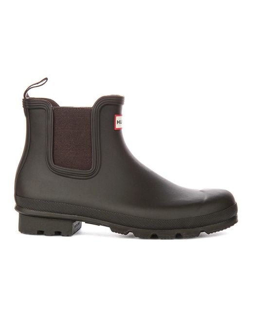Hunter Brown Wellies for men